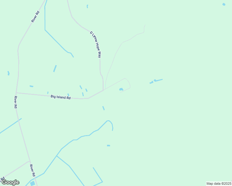 map of restaurants, bars, coffee shops, grocery stores, and more near 947 Big Island Road in White Oak
