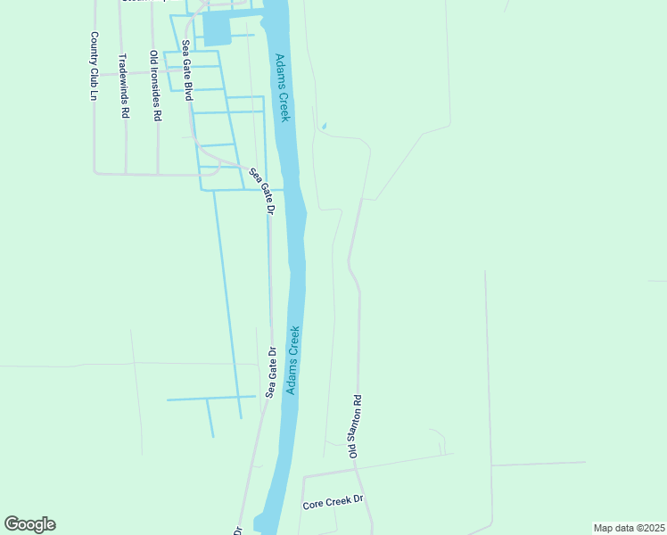 map of restaurants, bars, coffee shops, grocery stores, and more near 270 Gatsey Lane in Beaufort