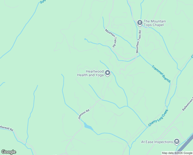 map of restaurants, bars, coffee shops, grocery stores, and more near 626 Left Turn in Blue Ridge