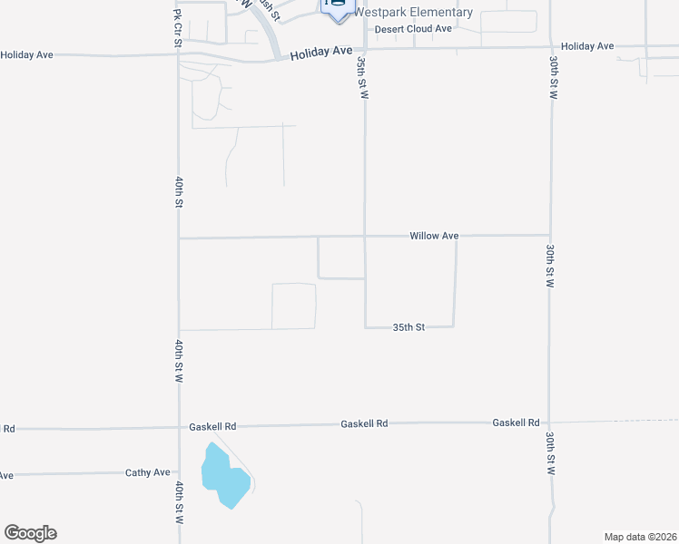 map of restaurants, bars, coffee shops, grocery stores, and more near 35th Street West in Rosamond