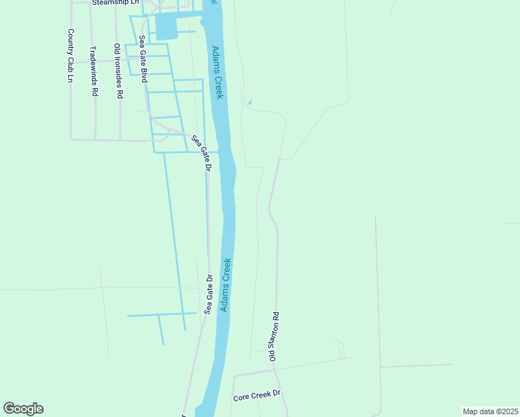 map of restaurants, bars, coffee shops, grocery stores, and more near 256 Gatsey Lane in Beaufort