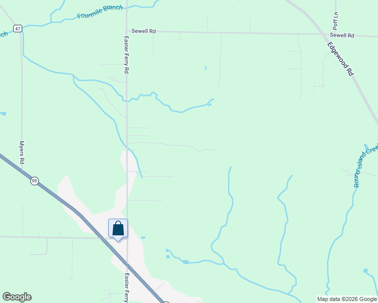 map of restaurants, bars, coffee shops, grocery stores, and more near 17256 Sewell Road in Athens