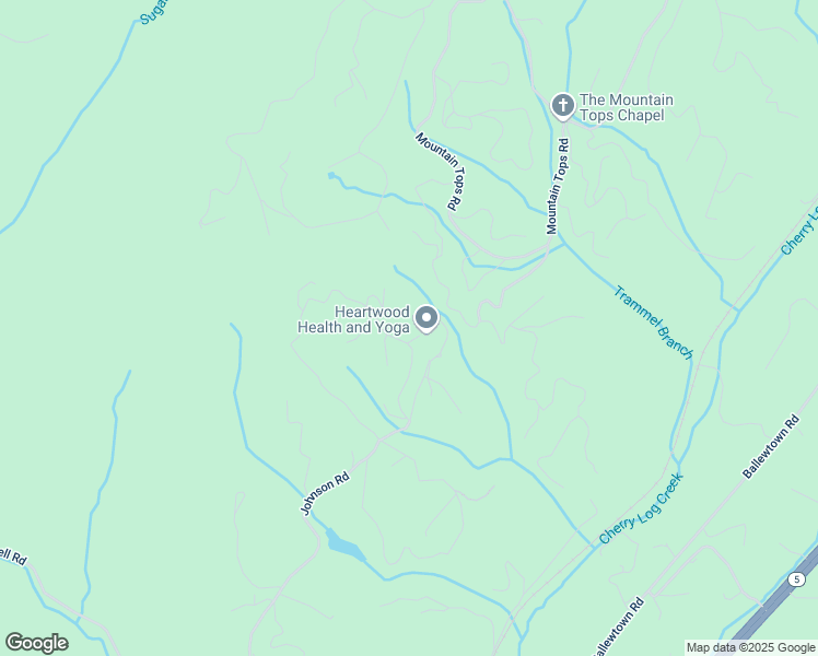 map of restaurants, bars, coffee shops, grocery stores, and more near 0 Left Turn in Blue Ridge