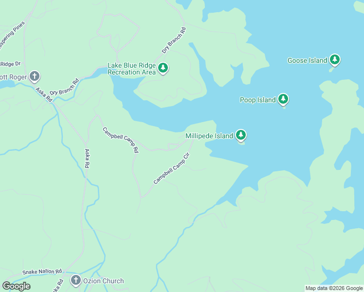 map of restaurants, bars, coffee shops, grocery stores, and more near 574 Campbell Camp Circle in Blue Ridge