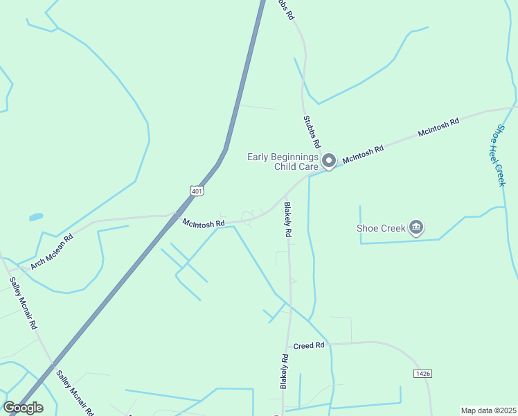 map of restaurants, bars, coffee shops, grocery stores, and more near 20061 McIntosh Road in Laurinburg