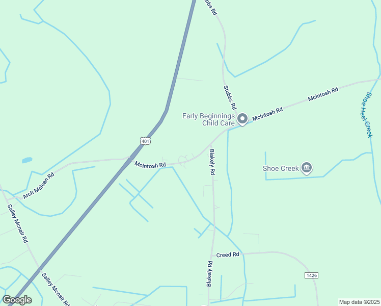 map of restaurants, bars, coffee shops, grocery stores, and more near 20061 McIntosh Road in Laurinburg