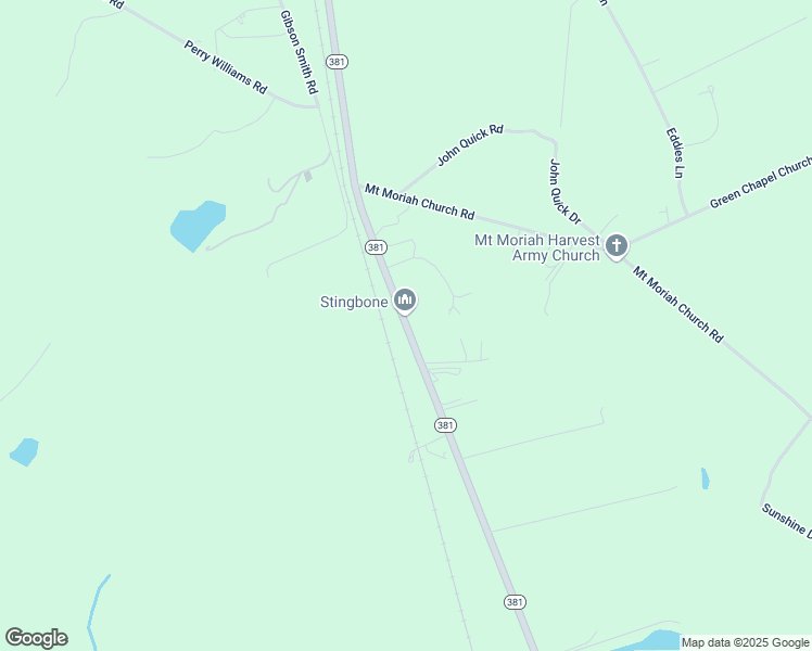 map of restaurants, bars, coffee shops, grocery stores, and more near 642 North Carolina 381 in Hamlet