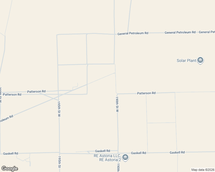 map of restaurants, bars, coffee shops, grocery stores, and more near General Petroleum Road in Rosamond