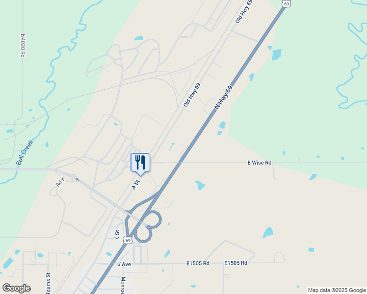 map of restaurants, bars, coffee shops, grocery stores, and more near 8314 U.S. 69 in McAlester