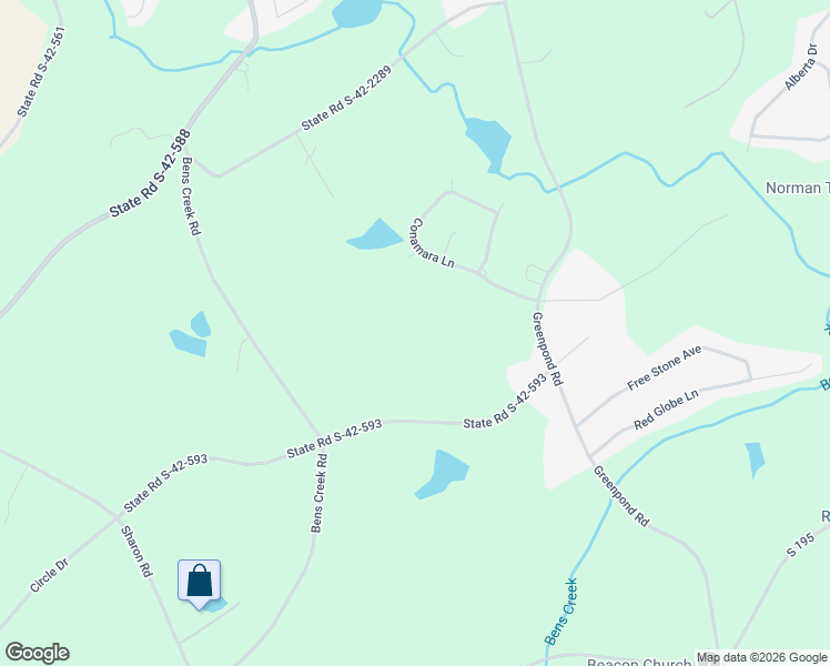 map of restaurants, bars, coffee shops, grocery stores, and more near 3663 Greenpond Road in Woodruff