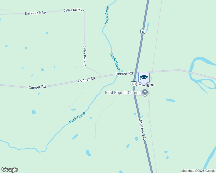 map of restaurants, bars, coffee shops, grocery stores, and more near 20601 Conser Road in Heavener