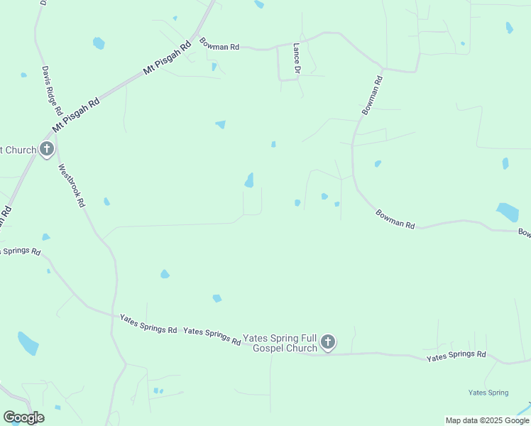 map of restaurants, bars, coffee shops, grocery stores, and more near 596 Howard Leonard Road in Ringgold