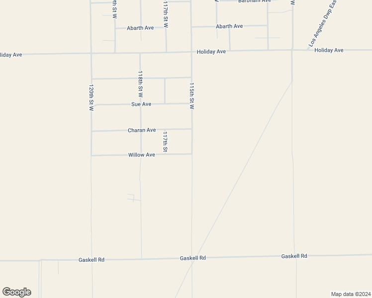 map of restaurants, bars, coffee shops, grocery stores, and more near Willow Avenue in Rosamond