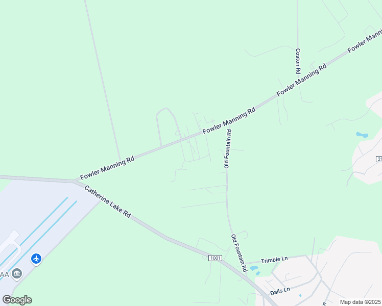 map of restaurants, bars, coffee shops, grocery stores, and more near 643 Fowler Manning Road in Richlands