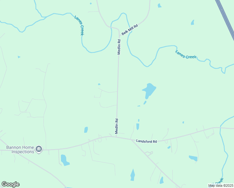 map of restaurants, bars, coffee shops, grocery stores, and more near 6614 Medlin Road in Monroe