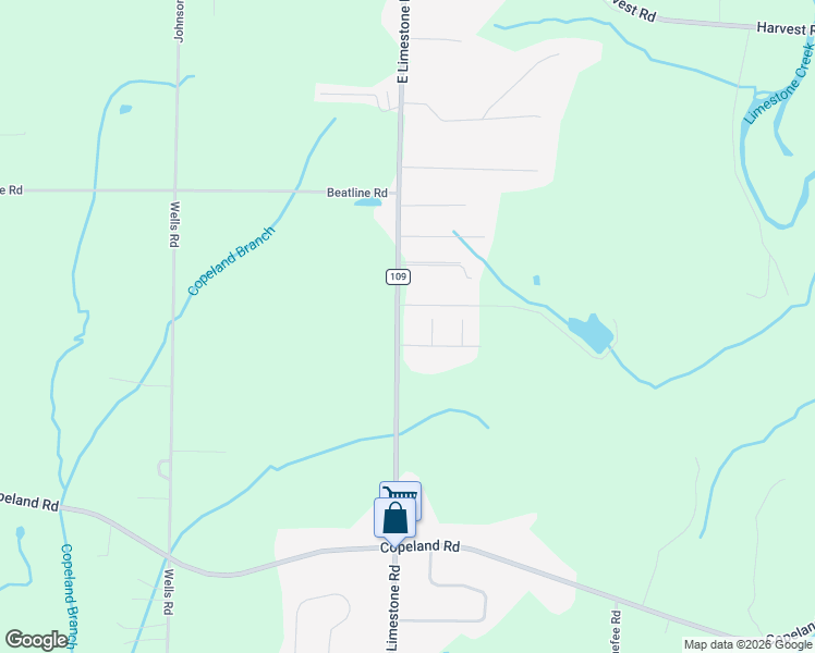 map of restaurants, bars, coffee shops, grocery stores, and more near 19680 Shianne Circle in Toney
