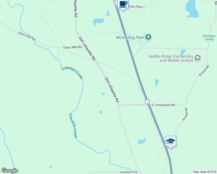 map of restaurants, bars, coffee shops, grocery stores, and more near 12797 U.S. 27 in Chickamauga