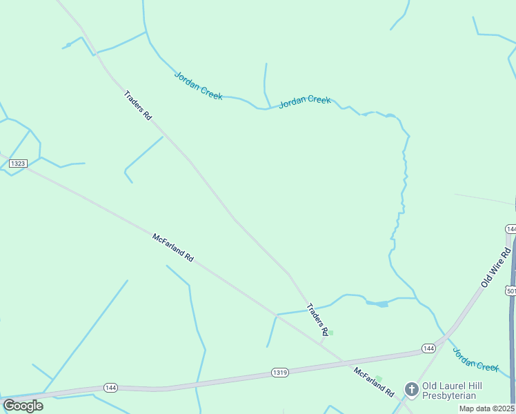 map of restaurants, bars, coffee shops, grocery stores, and more near 20427 Traders Road in Laurel Hill