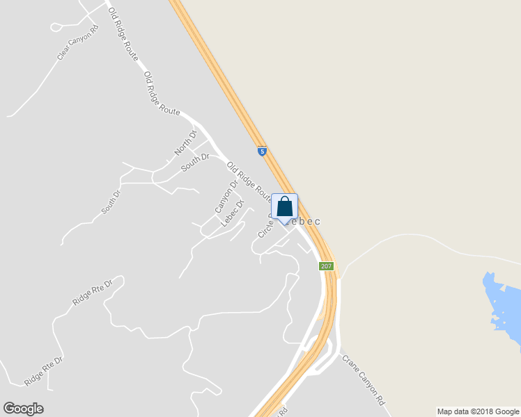 map of restaurants, bars, coffee shops, grocery stores, and more near 2213 Lebec Road in Lebec