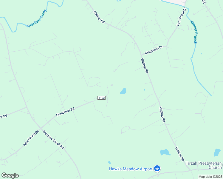 map of restaurants, bars, coffee shops, grocery stores, and more near 8602 Crestview Road in Waxhaw