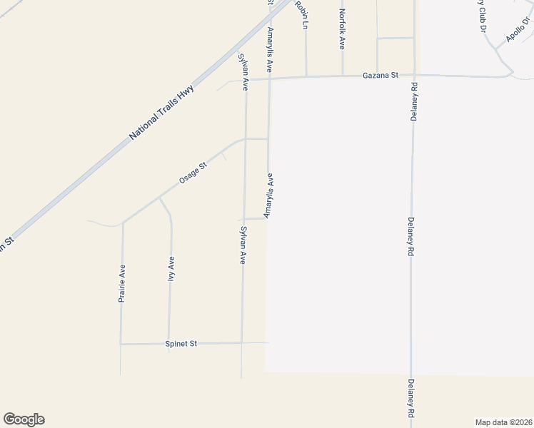 map of restaurants, bars, coffee shops, grocery stores, and more near 32637 Amarylis Avenue in Barstow