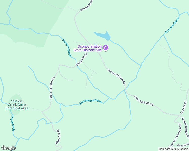 map of restaurants, bars, coffee shops, grocery stores, and more near 155 Blackberry Hill Lane in Walhalla