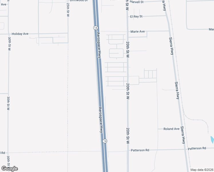 map of restaurants, bars, coffee shops, grocery stores, and more near 2107 Colleen Drive in Rosamond