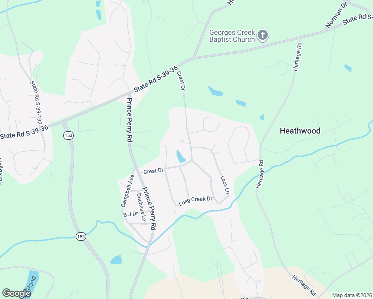 map of restaurants, bars, coffee shops, grocery stores, and more near 111 Hobby Court in Easley