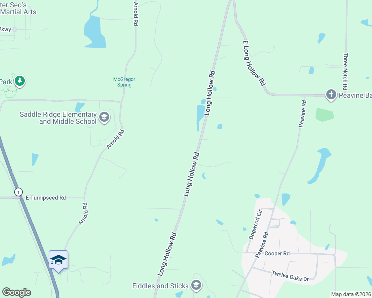 map of restaurants, bars, coffee shops, grocery stores, and more near 788 Long Hollow Road in Rock Spring