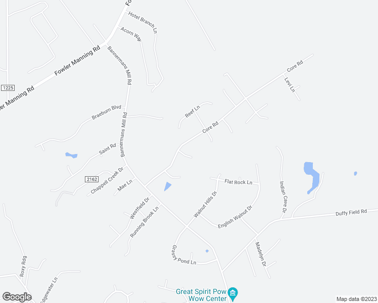 map of restaurants, bars, coffee shops, grocery stores, and more near 105 Worvin Lane in Richlands
