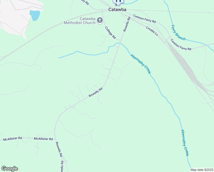map of restaurants, bars, coffee shops, grocery stores, and more near 400 Rowells Road in Catawba