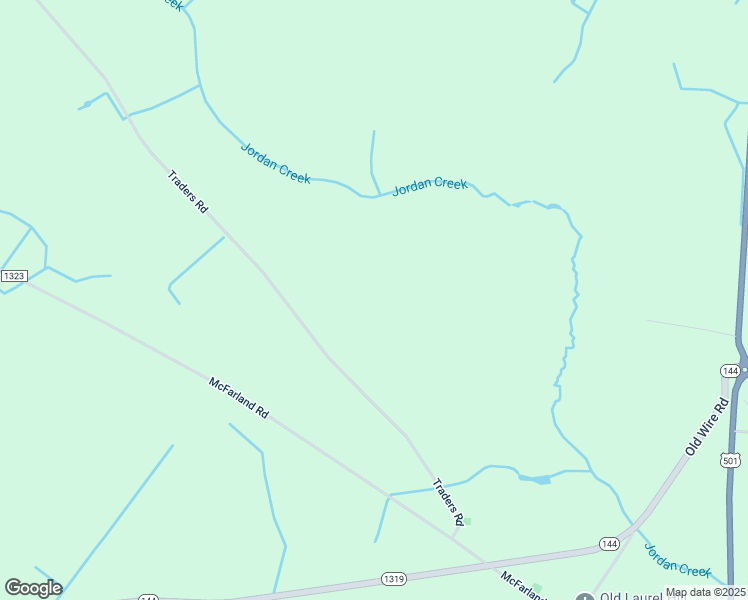 map of restaurants, bars, coffee shops, grocery stores, and more near 20427 Traders Road in Laurel Hill
