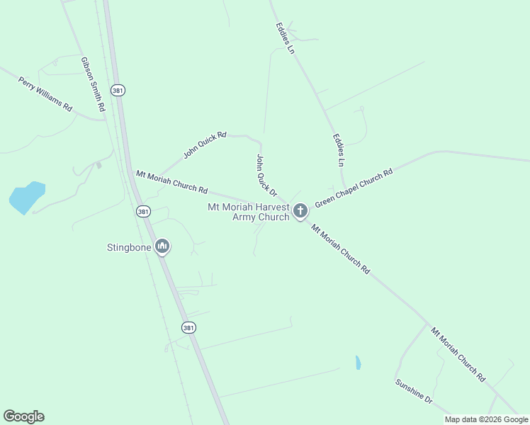 map of restaurants, bars, coffee shops, grocery stores, and more near 224 Mount Moriah Church Road in Hamlet