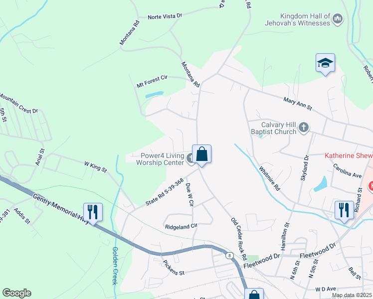 map of restaurants, bars, coffee shops, grocery stores, and more near 150 Jessica Court in Easley