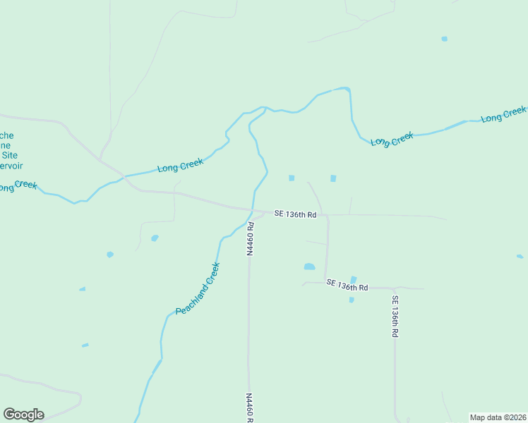 map of restaurants, bars, coffee shops, grocery stores, and more near Bengal Road in Red Oak