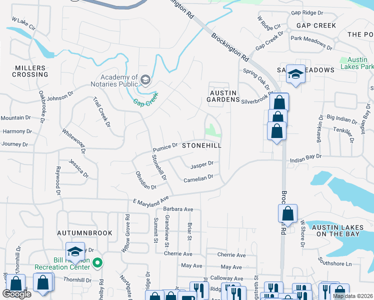 map of restaurants, bars, coffee shops, grocery stores, and more near 843 Silverpeak Road in Sherwood