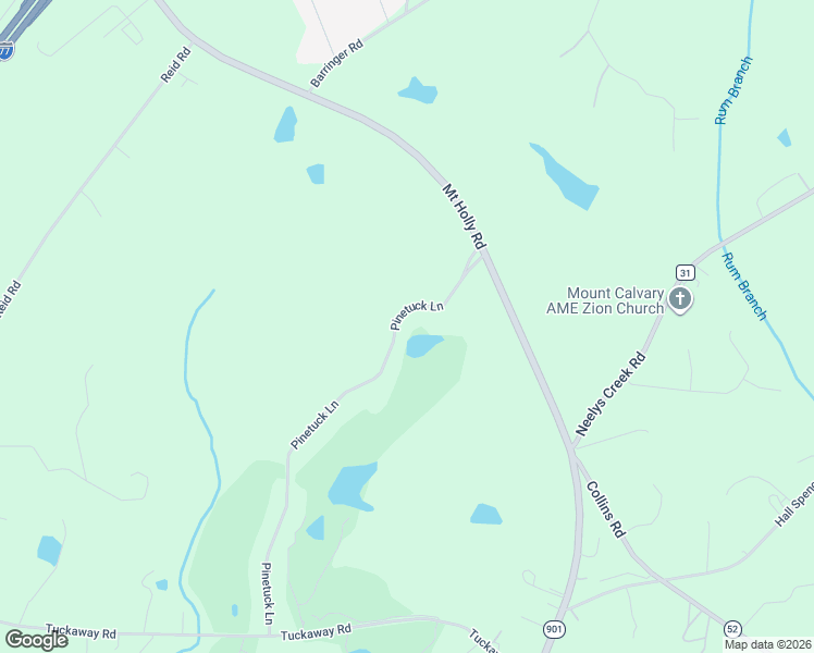 map of restaurants, bars, coffee shops, grocery stores, and more near 3005 Pinetuck Lane in Rock Hill