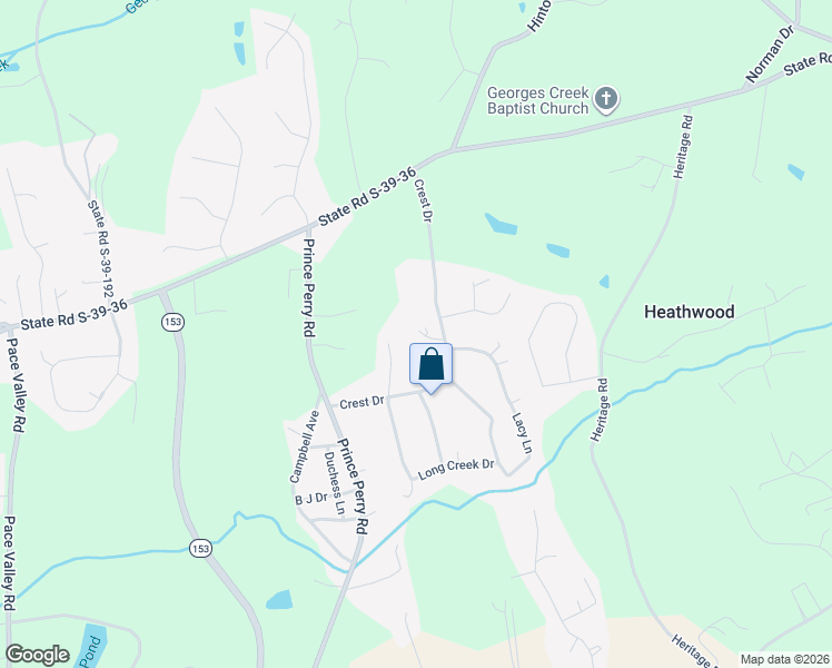 map of restaurants, bars, coffee shops, grocery stores, and more near 111 Hobby Court in Easley