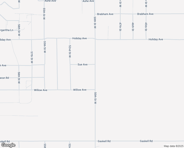 map of restaurants, bars, coffee shops, grocery stores, and more near 50th Street West in Rosamond