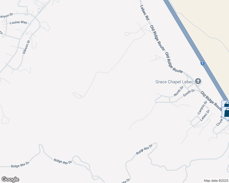 map of restaurants, bars, coffee shops, grocery stores, and more near 2480 Clear Canyon Road in Lebec