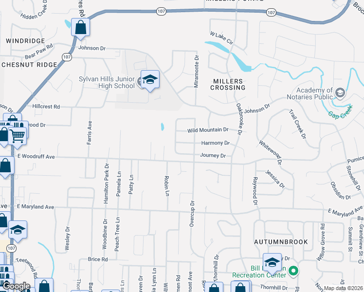 map of restaurants, bars, coffee shops, grocery stores, and more near 1160 Maelstrom Circle in Sherwood