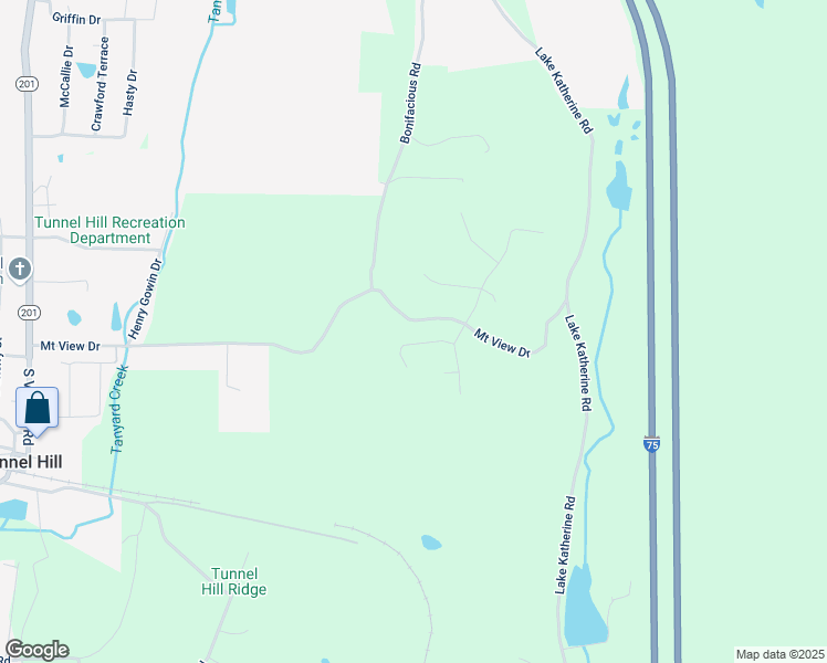 map of restaurants, bars, coffee shops, grocery stores, and more near 230 Dockwell in Tunnel Hill