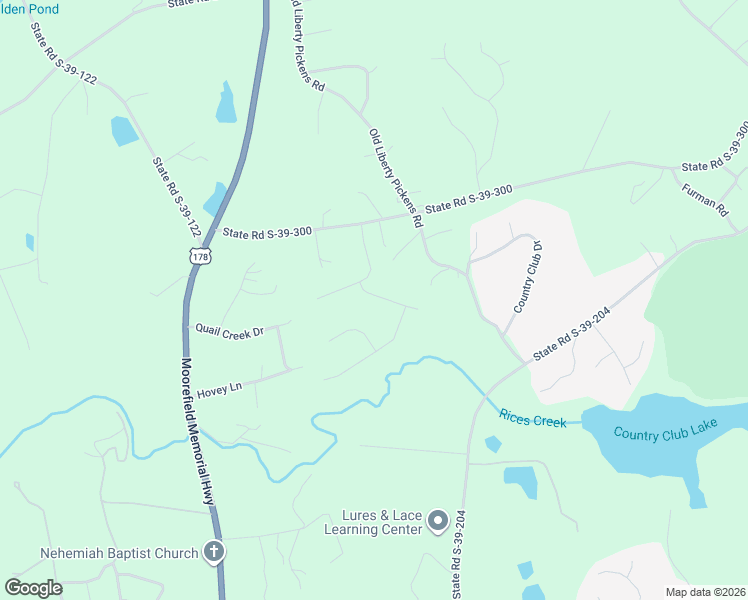 map of restaurants, bars, coffee shops, grocery stores, and more near 107 Walters Way in Pickens