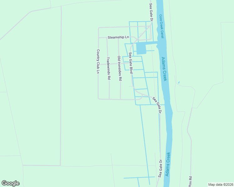map of restaurants, bars, coffee shops, grocery stores, and more near 105 Old Ironsides Road in Newport