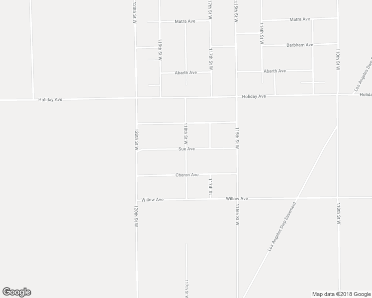 map of restaurants, bars, coffee shops, grocery stores, and more near 118th Street West in Kern County