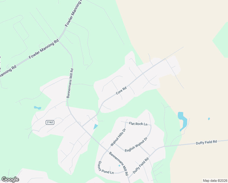 map of restaurants, bars, coffee shops, grocery stores, and more near 179 Core Road in Richlands