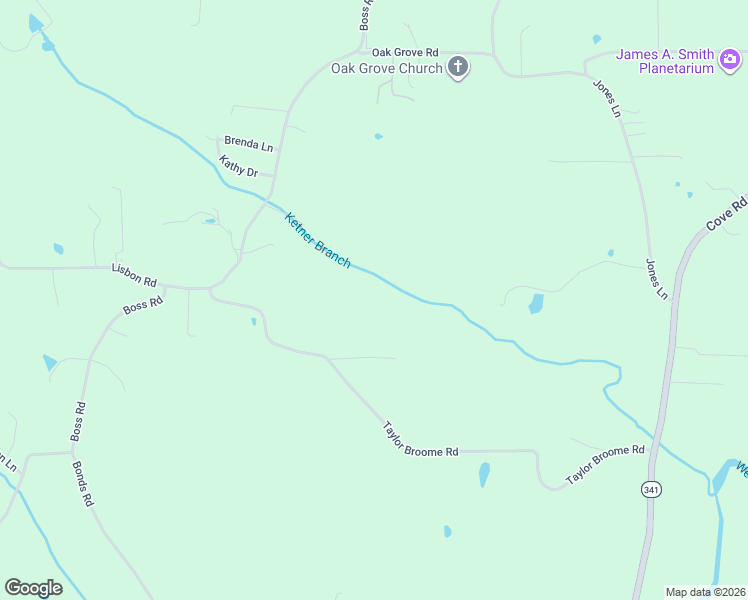 map of restaurants, bars, coffee shops, grocery stores, and more near 1072 Taylor Broome Road in Chickamauga