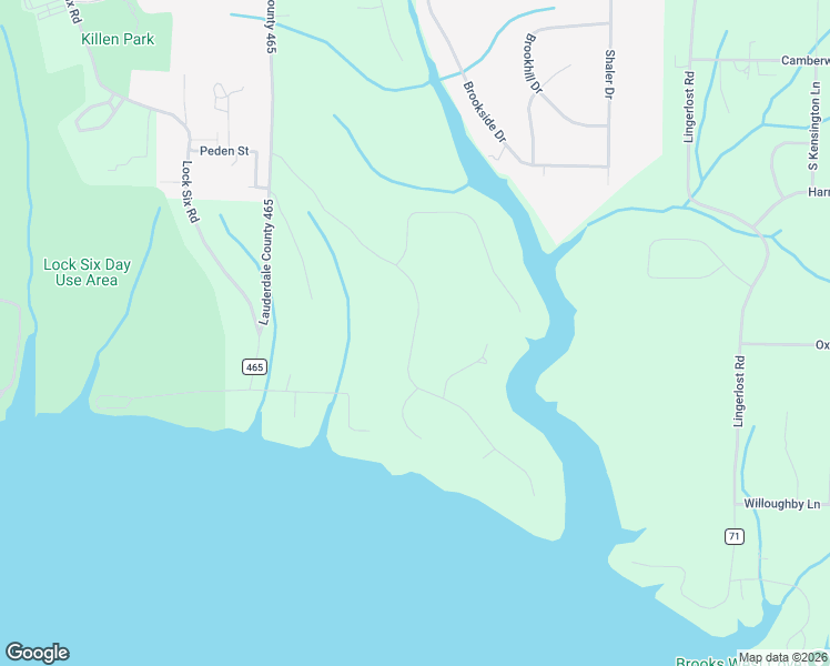 map of restaurants, bars, coffee shops, grocery stores, and more near Turtle Cove Road in Killen