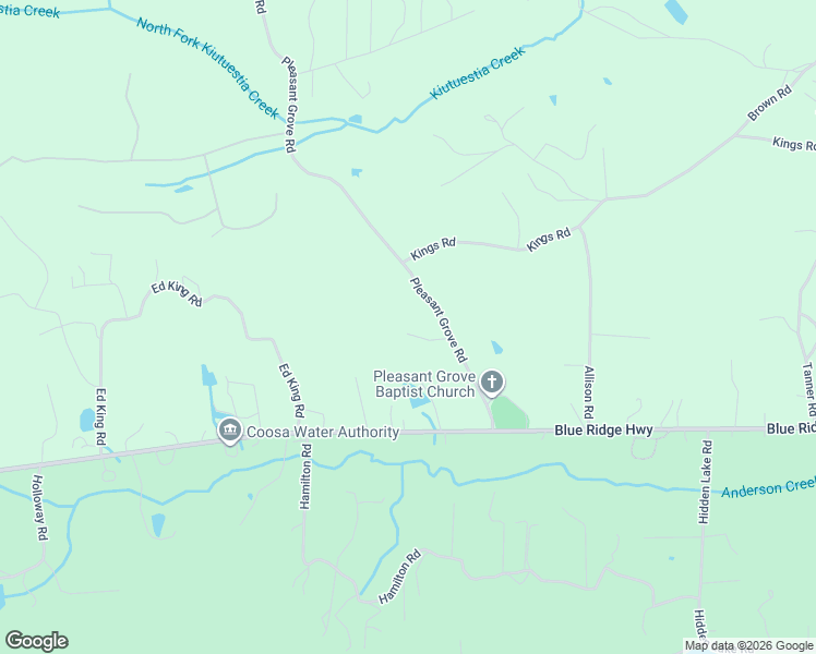 map of restaurants, bars, coffee shops, grocery stores, and more near 112 No-Where Road in Blairsville