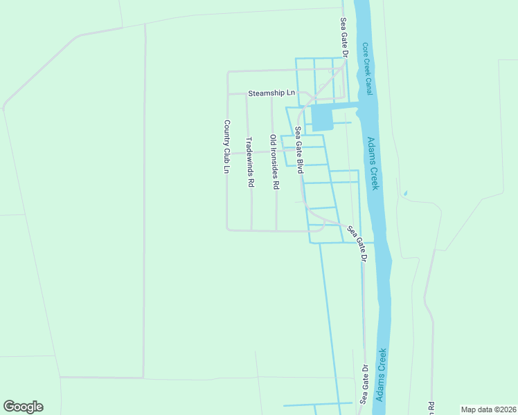map of restaurants, bars, coffee shops, grocery stores, and more near 105 Old Ironsides Road in Newport